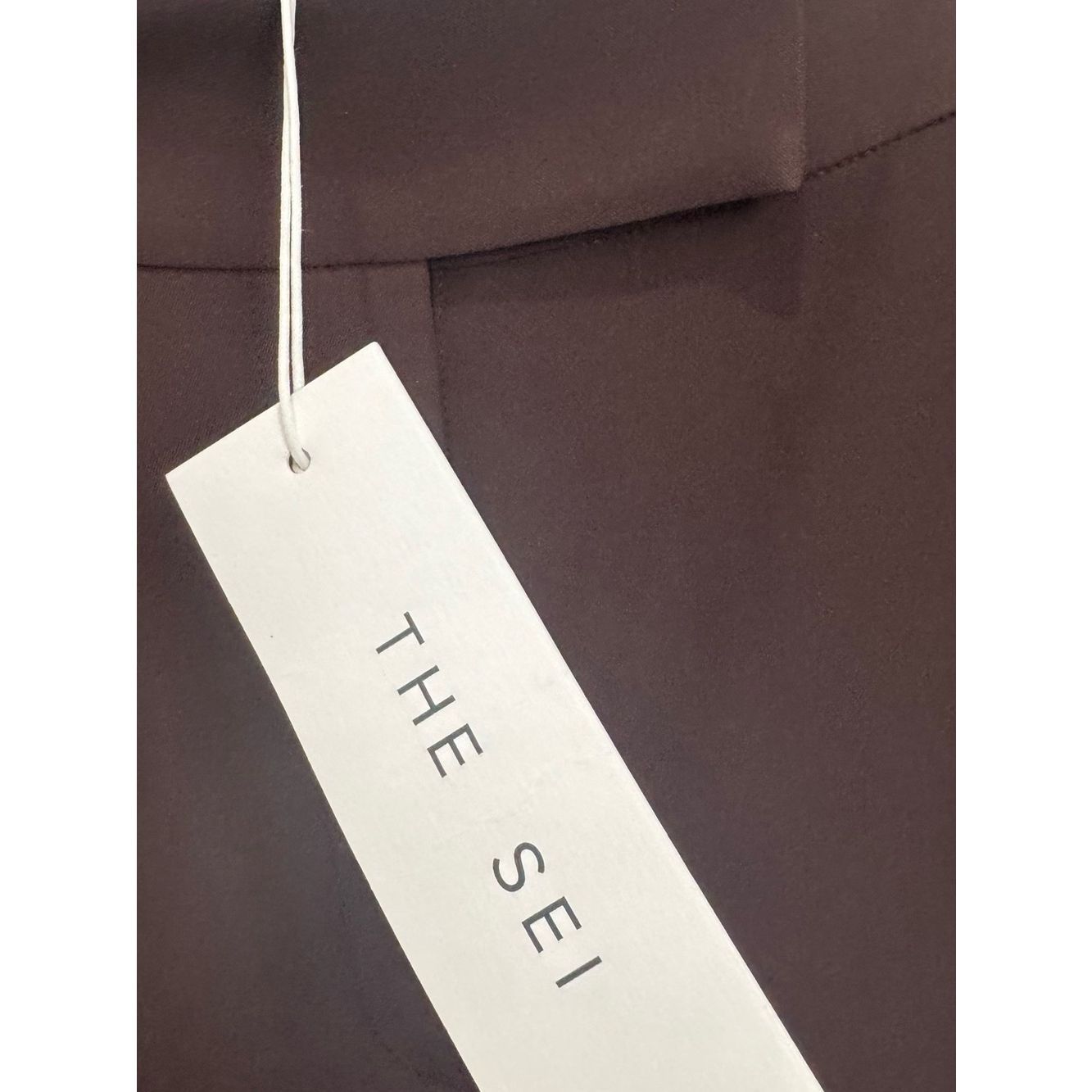 Nwt The Sei Relaxed Wide Leg Trouser In “Cocoa” Brown — image 6 of 7